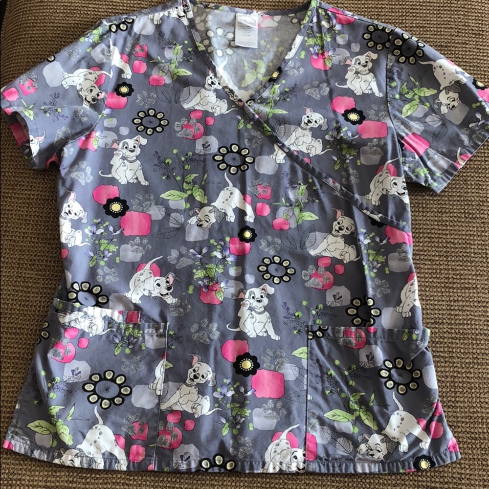 Disney Scrub Top